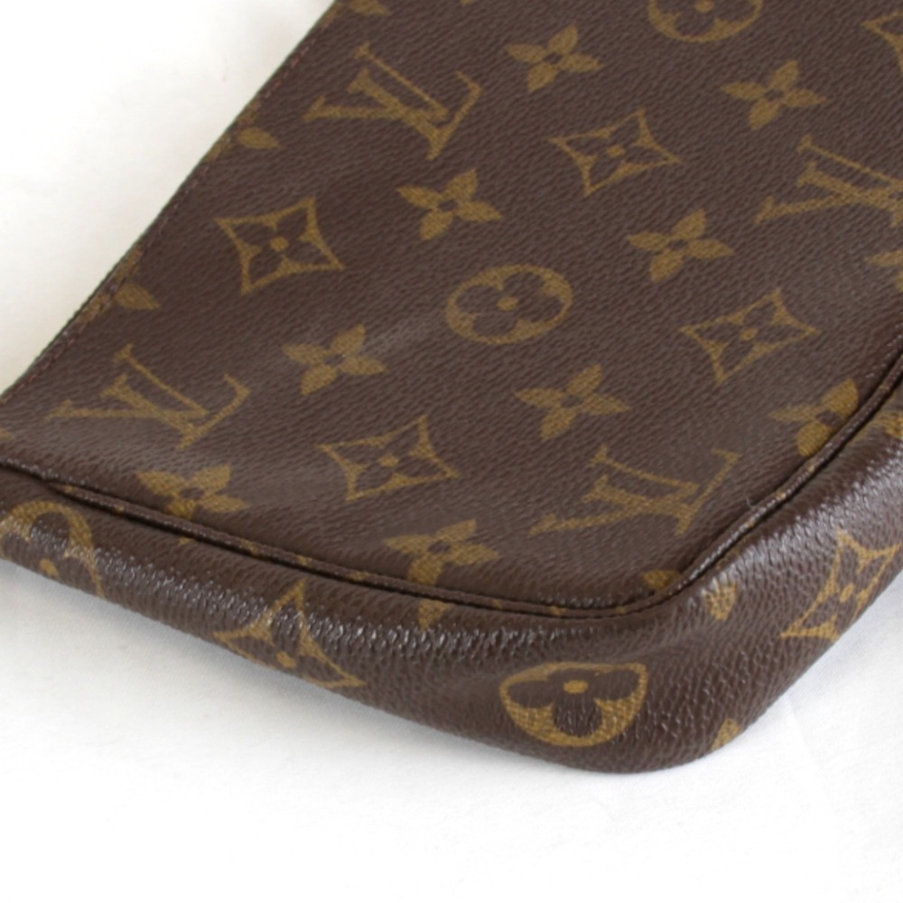LOUIS VUITTON Brown Monogram Canvas Pochette Shoulder Bag - Picture 4 of 12